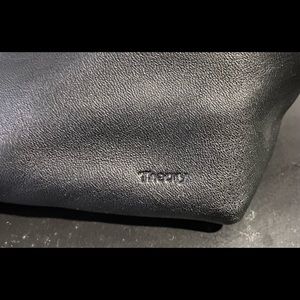 Theory leather weekend bag. Never worn, new condition